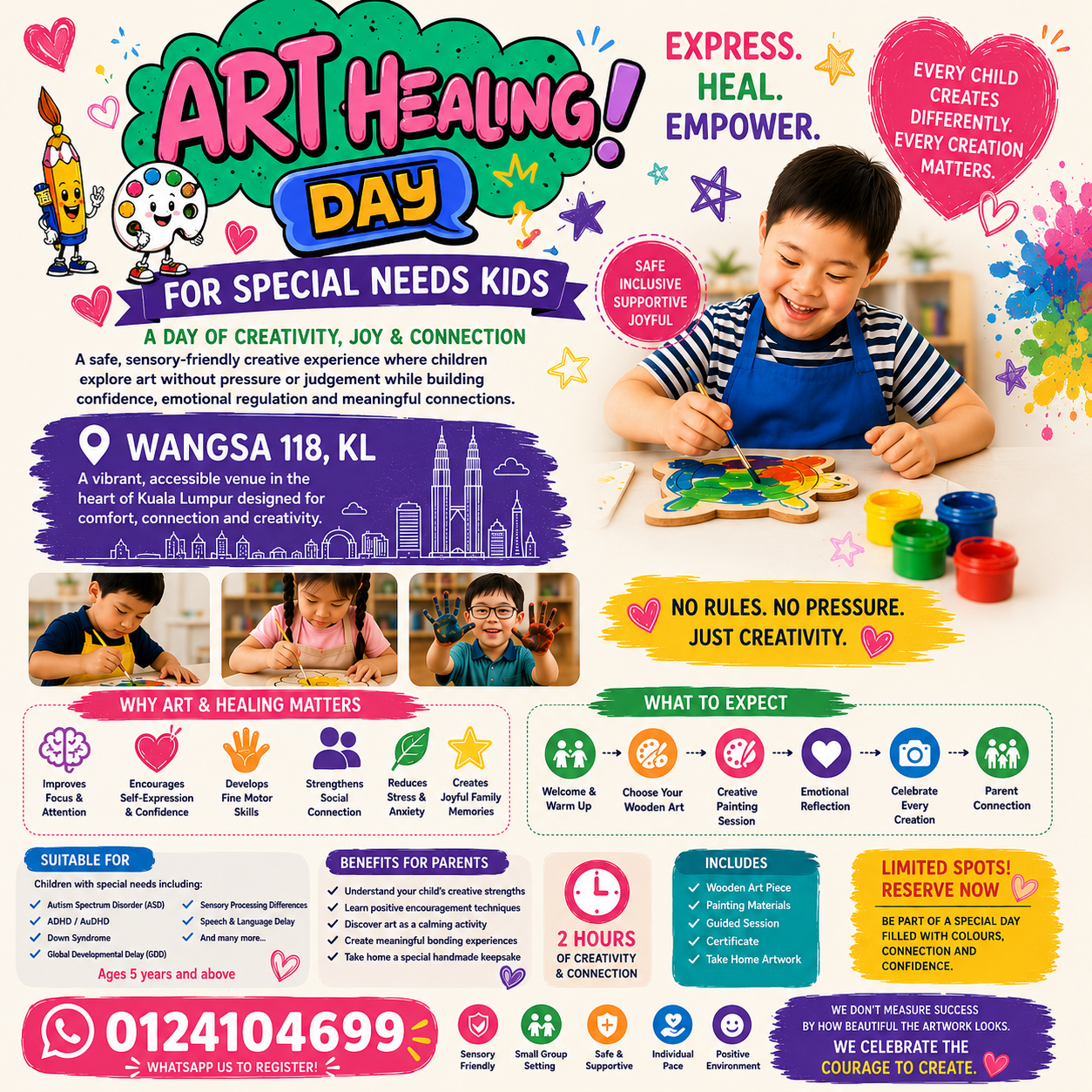 ART HEALING DAY FOR SPECIAL NEEDS KIDS