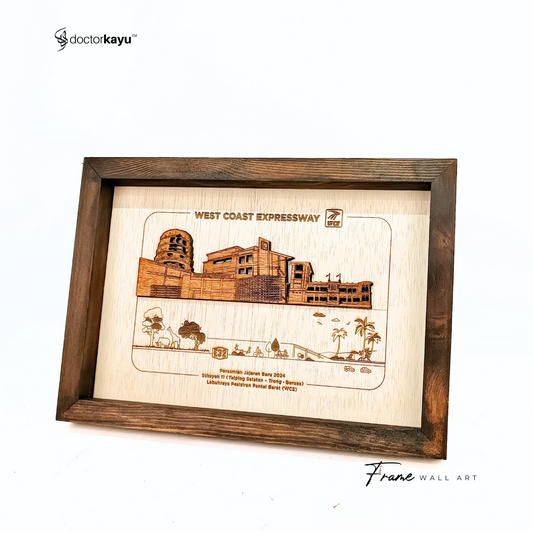 Frame Stand Art Double Layer A4 A3+ by doctorkayu