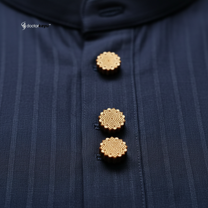 Close-up showing 1.2cm button size