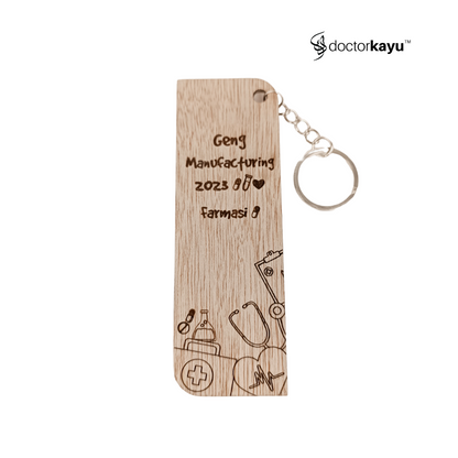 Keychain XL 12cm x 4cm by woozpluz