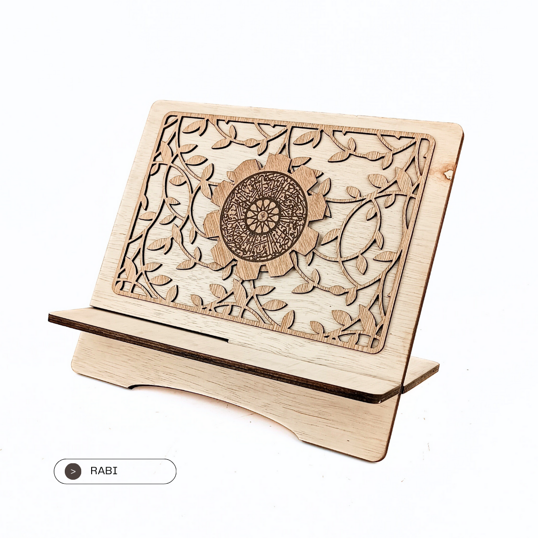 Rehal Bookstand Rabi 31cm x 33cm by doctorkayu